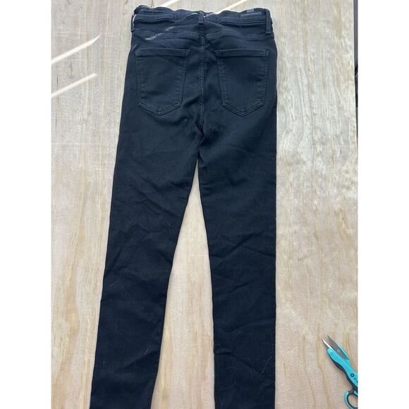 CITIZEN OF HUMANITY Jeans Womens 27 Rocket High Rise Skinny Denim Black USA - Picture 5 of 5